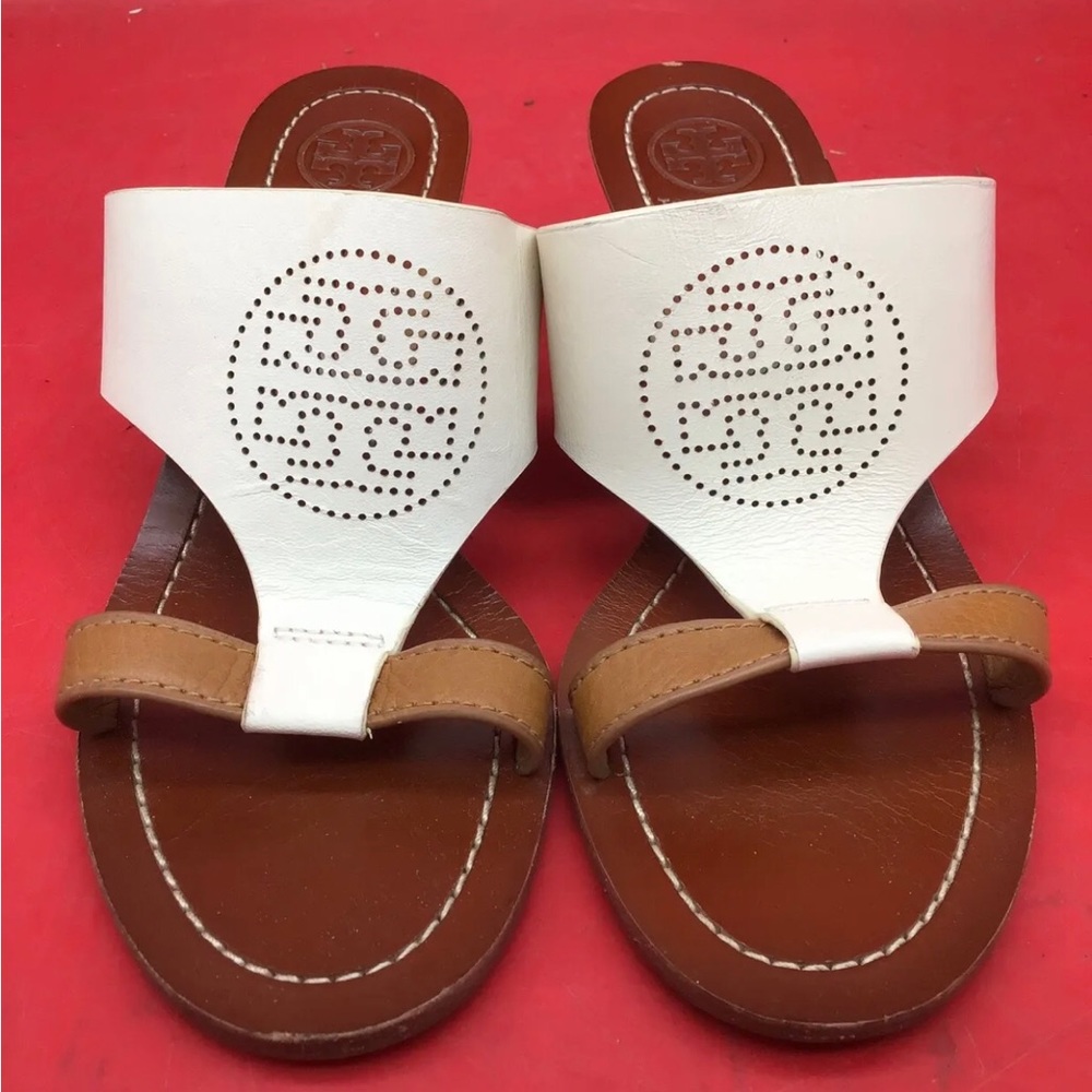 Tory Burch leather wedges